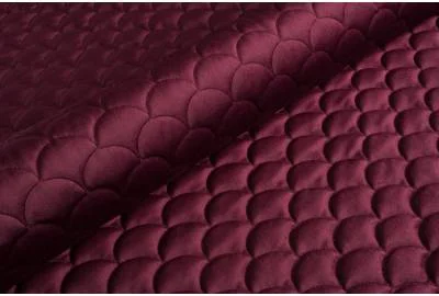 Тканина меблева Велюр стьобаний Magic Velvet 3D 2202/P153/O100 Бордовий