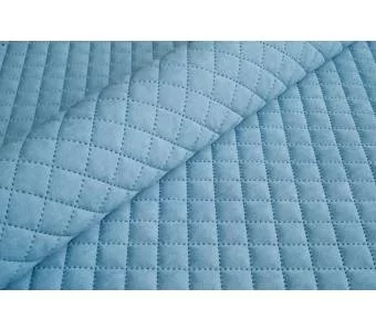 Велюр стеганый Uttario Velvet 3D 2960/U3/O100 Голубой