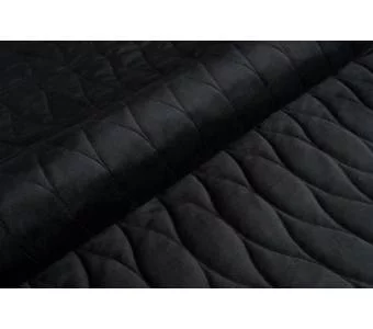 Ткань мебельная Велюр стеганый Magic Velvet 3D 2219/P115/O100 Черный