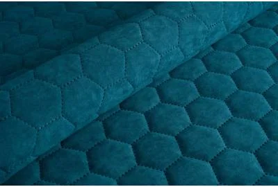 Велюр стеганый Uttario Velvet 3D 2953/U5/O100 Синий