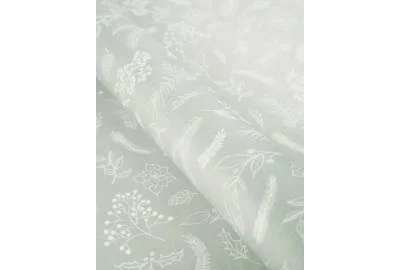 Принтованный велюр WONDER ŚWIĄTECZNE GAŁĄZKI 02