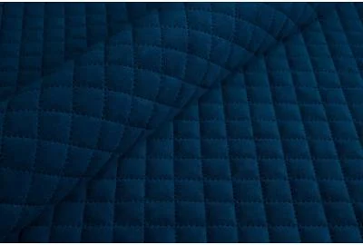 Велюр стеганый Uttario Velvet 3D 2967/U3/O100 Темно-Лазурный