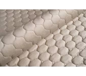 Ткань мебельная Велюр стеганый Magic Velvet 3D 2210/P106/O100 Кофейный