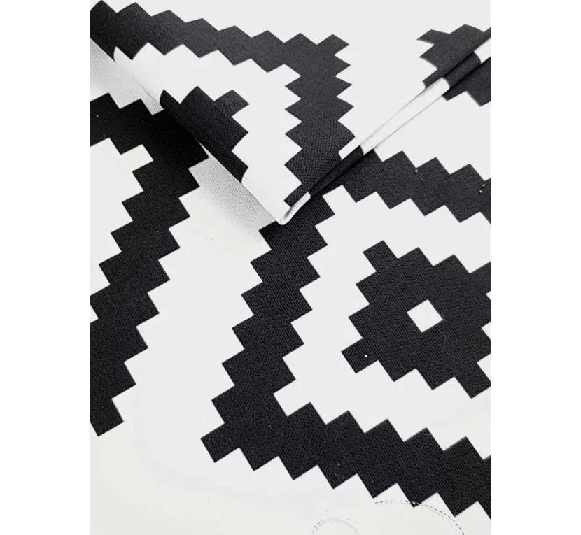 Принтованный велюр WONDER ETNO PIXEL DUŻY 01 в магазинеToptextil Україна
