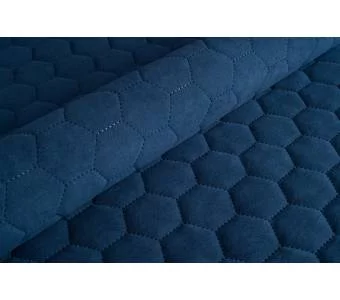Велюр стеганый Uttario Velvet 3D 2967/U5/O100 Темно-Лазурный
