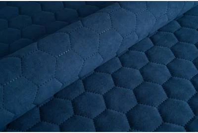 Велюр стеганый Uttario Velvet 3D 2967/U5/O100 Темно-Лазурный