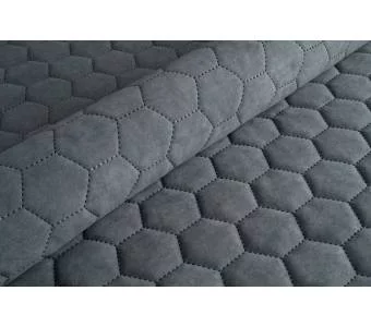 Велюр стеганый Uttario Velvet 3D 2970/U5/O100 Темно-Серый