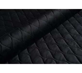 Ткань мебельная Велюр стеганый Magic Velvet 3D 2219/P117/O100 Черный