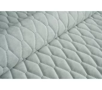 Велюр стеганый Uttario Velvet 3D 2973/U6/O100 Светло-Серый