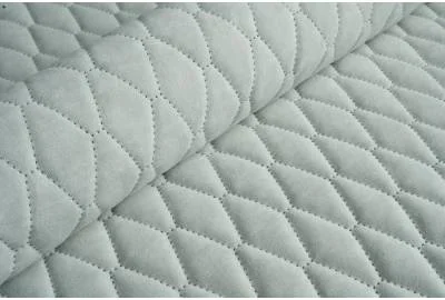 Велюр стеганый Uttario Velvet 3D 2973/U6/O100 Светло-Серый