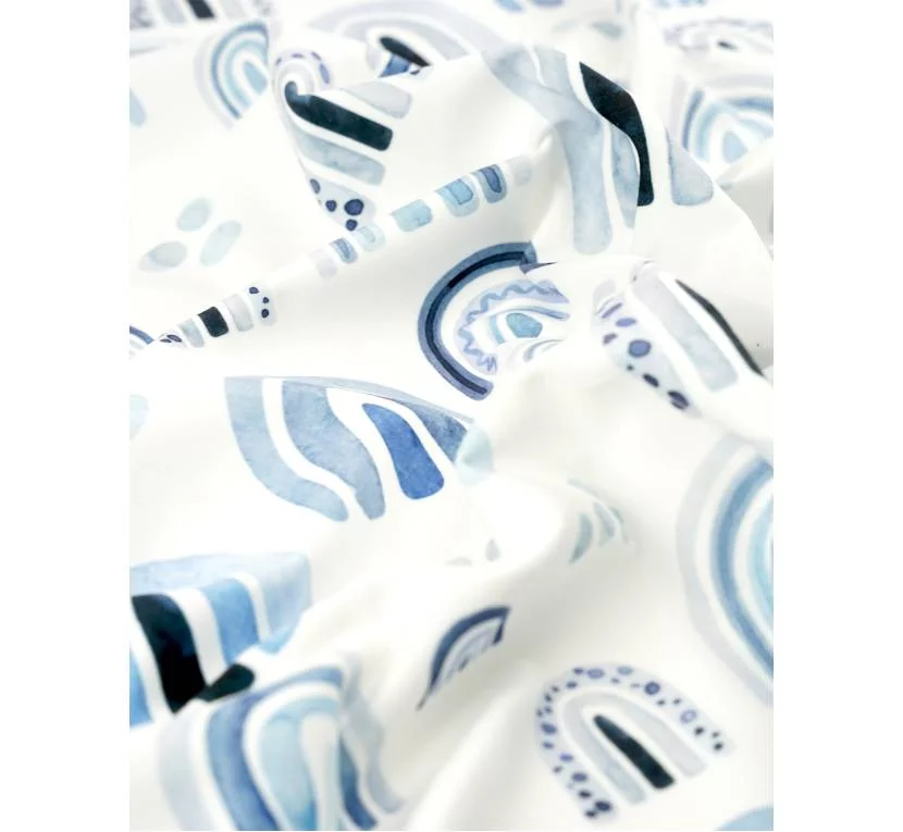 Принтований велюр SOFT TĘCZA 01 в магазині Toptextil Україна