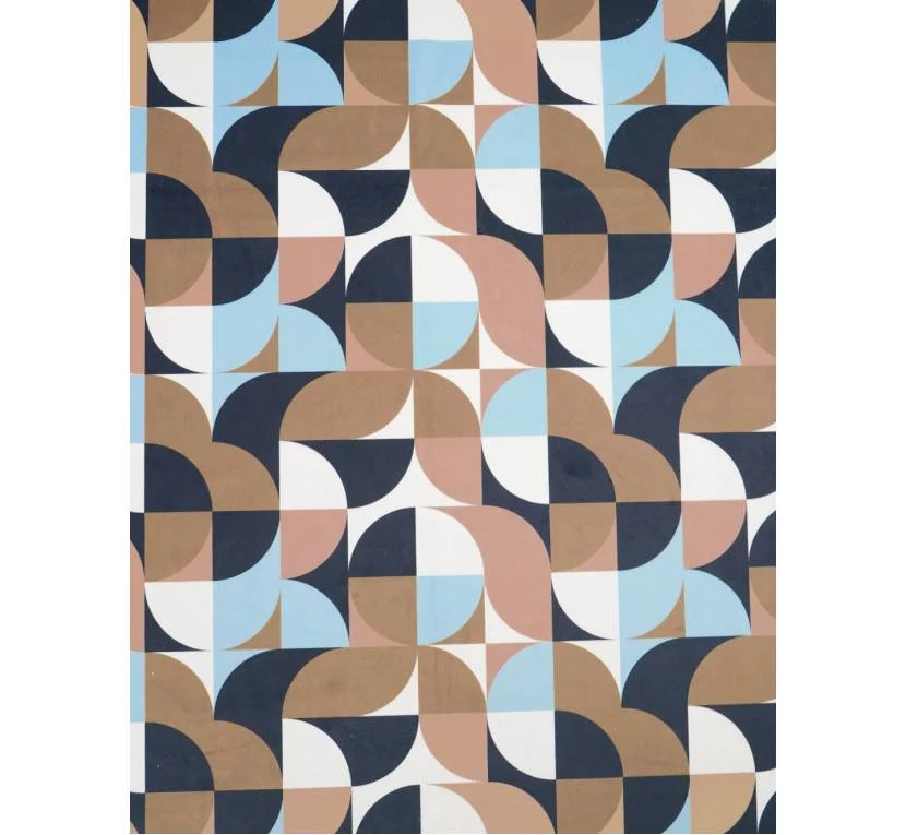 Принтованный велюр WONDER GEO 03 в Toptextil Україна