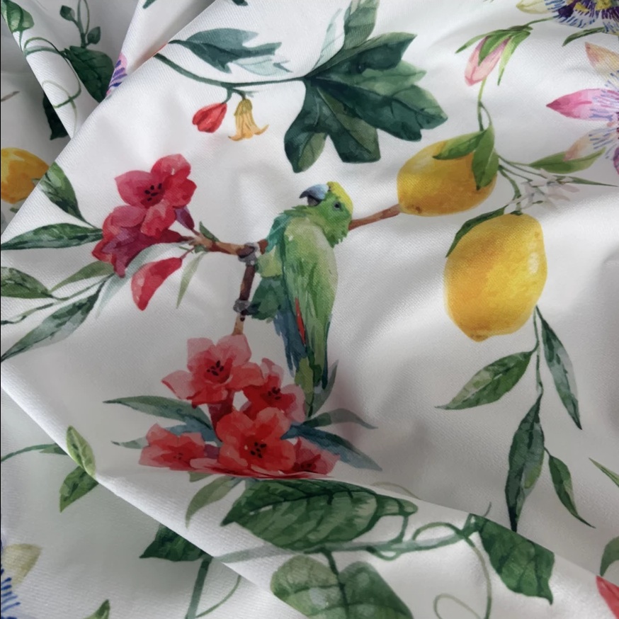 Принтована рогожка DECOR CYTRYNOWY MIX 01