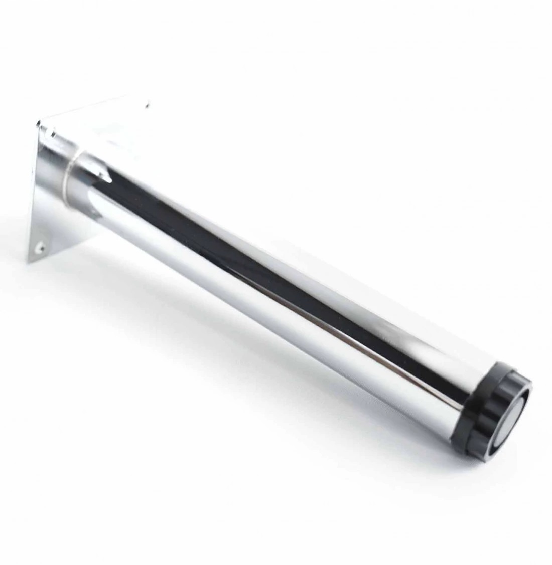 Ножка мебельная регулируемая KM282 Хром 180 мм Прямая в магазинеToptextil Україна
