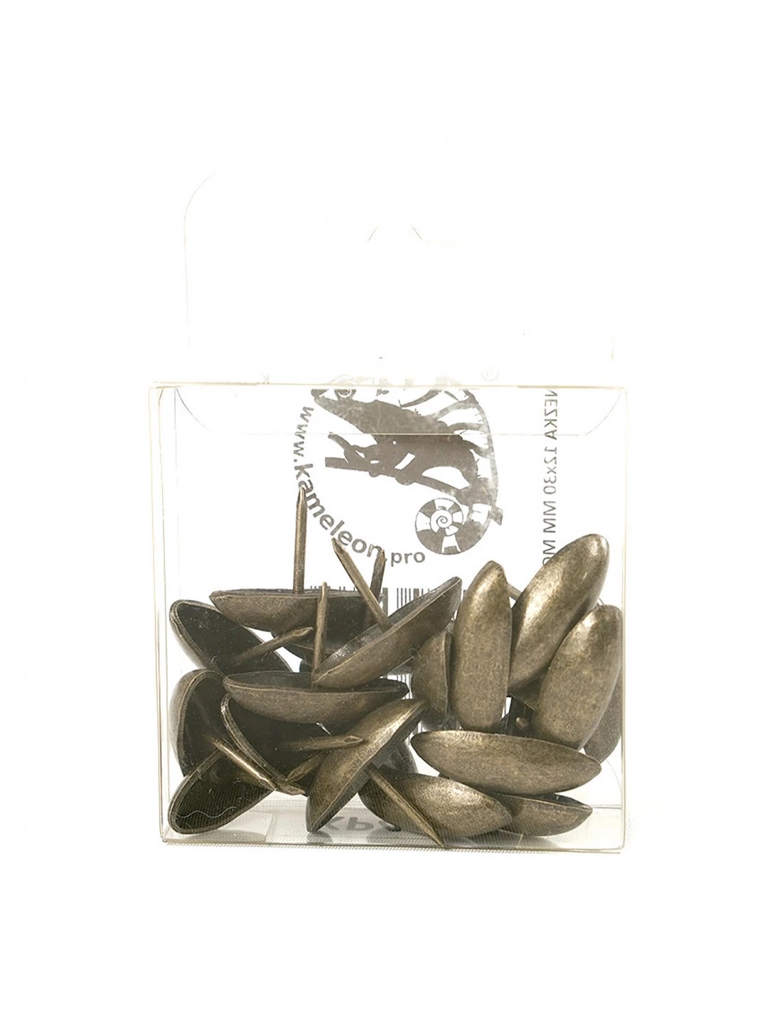 Гвоздь декоративный эллипс KP4142 30 мм Латунный Цена