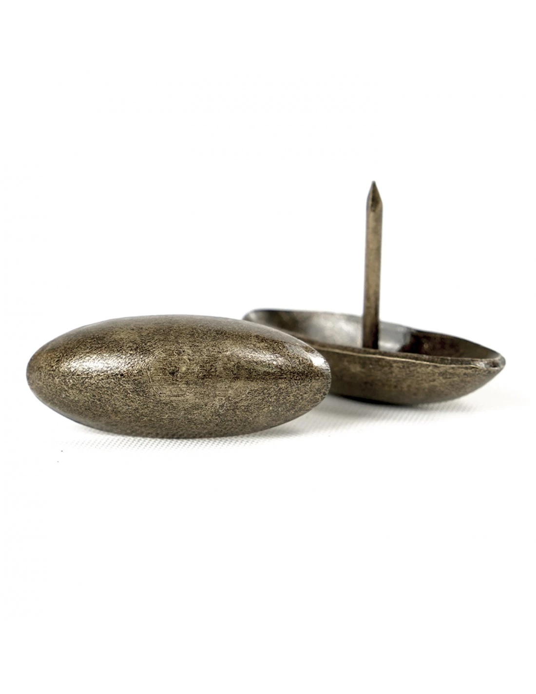 Гвоздь декоративный эллипс KP4142 30 мм Латунный