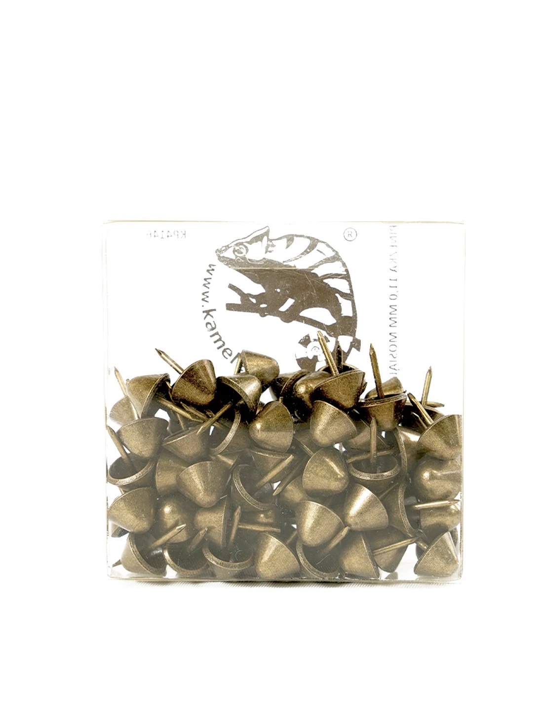 Гвоздь декоративный конус KP4146 10 мм Латунный Цена
