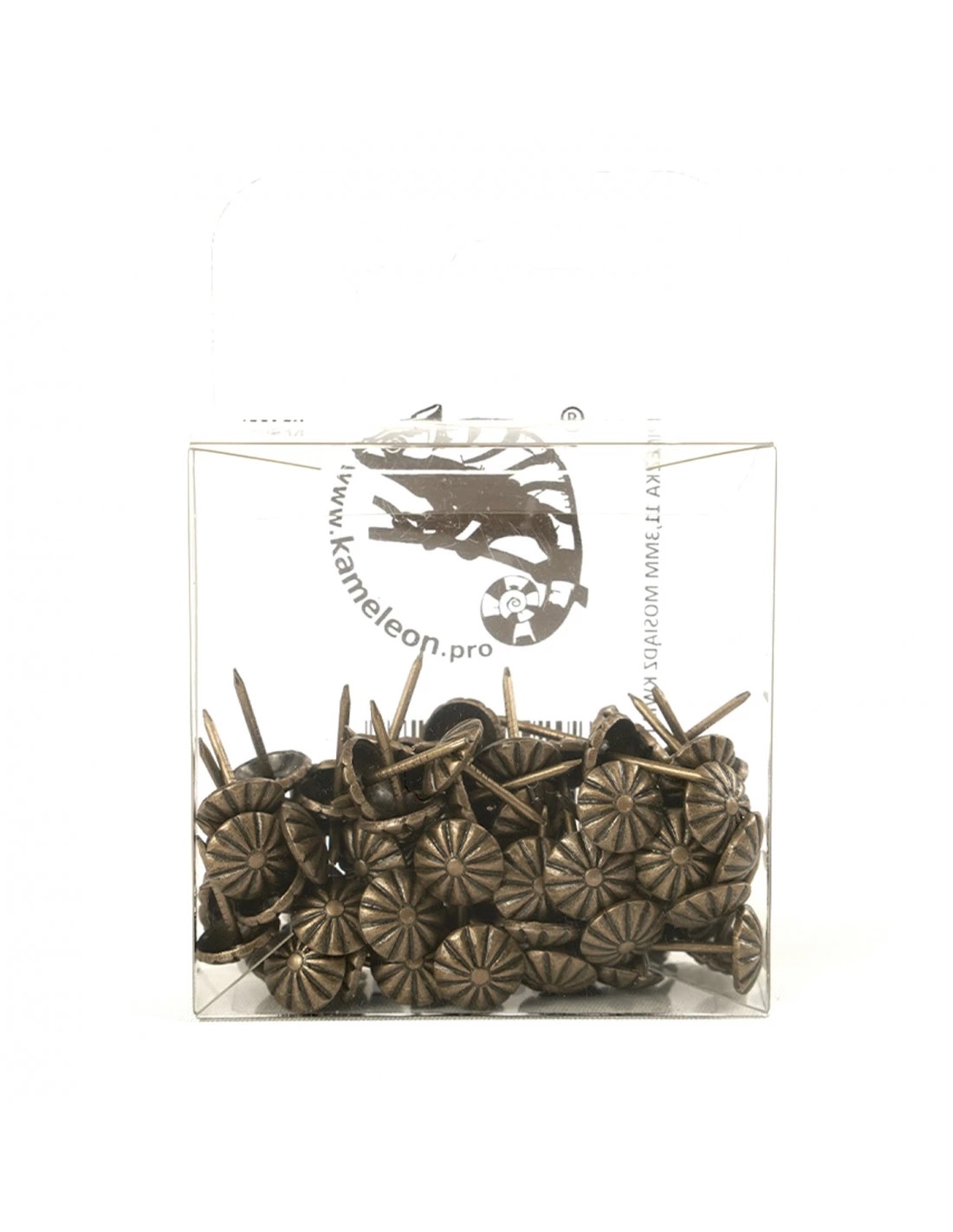 Гвоздь декоративный цветок KP4082 11,3 мм Латунный Цена