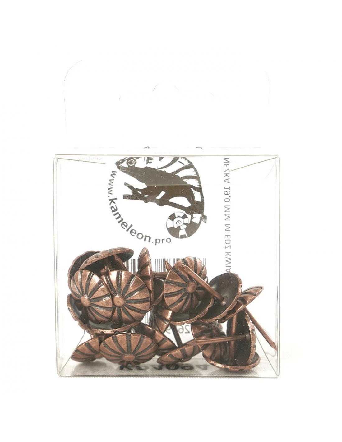 Гвоздь декоративный цветок KP4094 19 мм Медь Цена