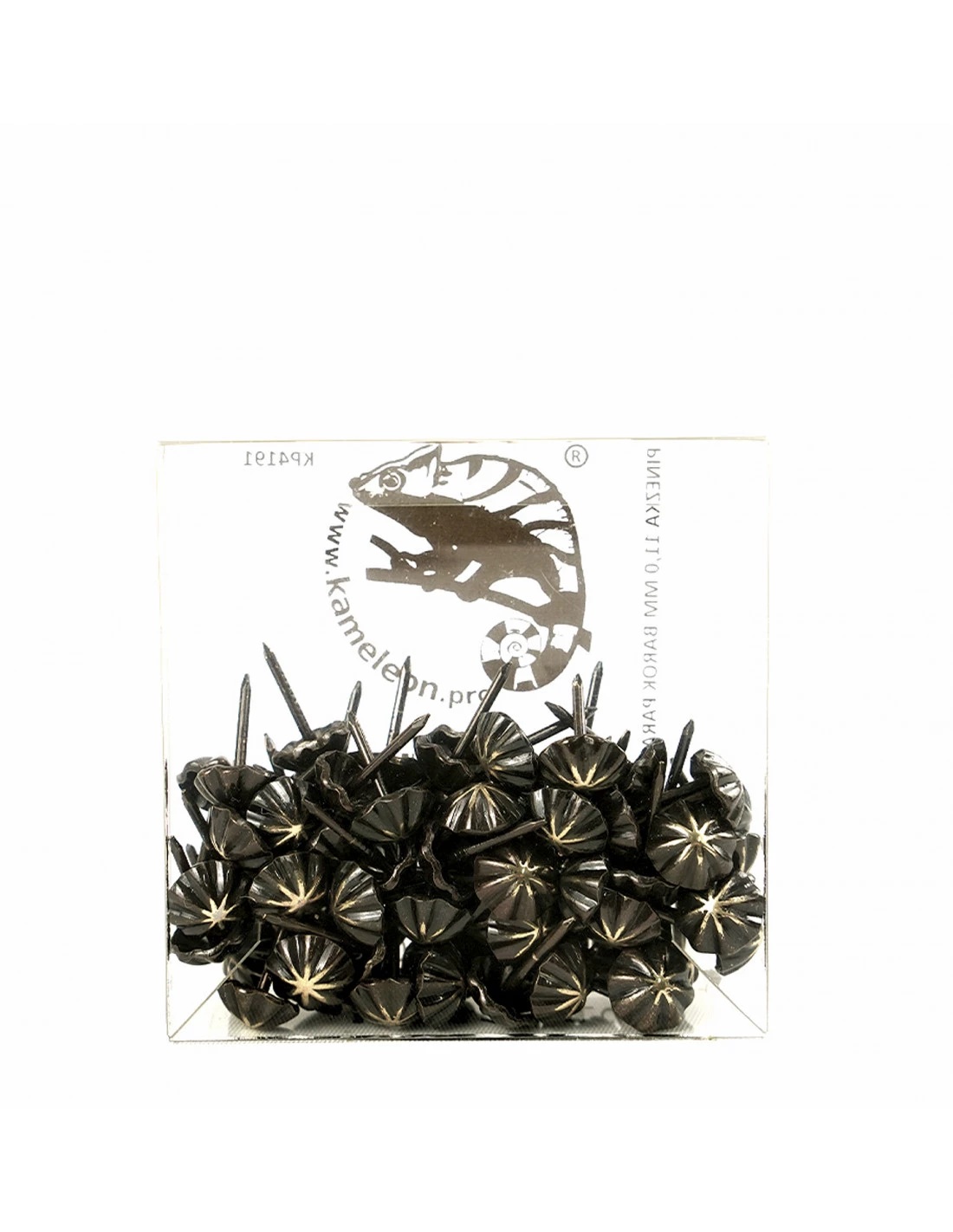 Гвоздь декоративный зонтик KP4191 11 мм Черный камуфляж Цена