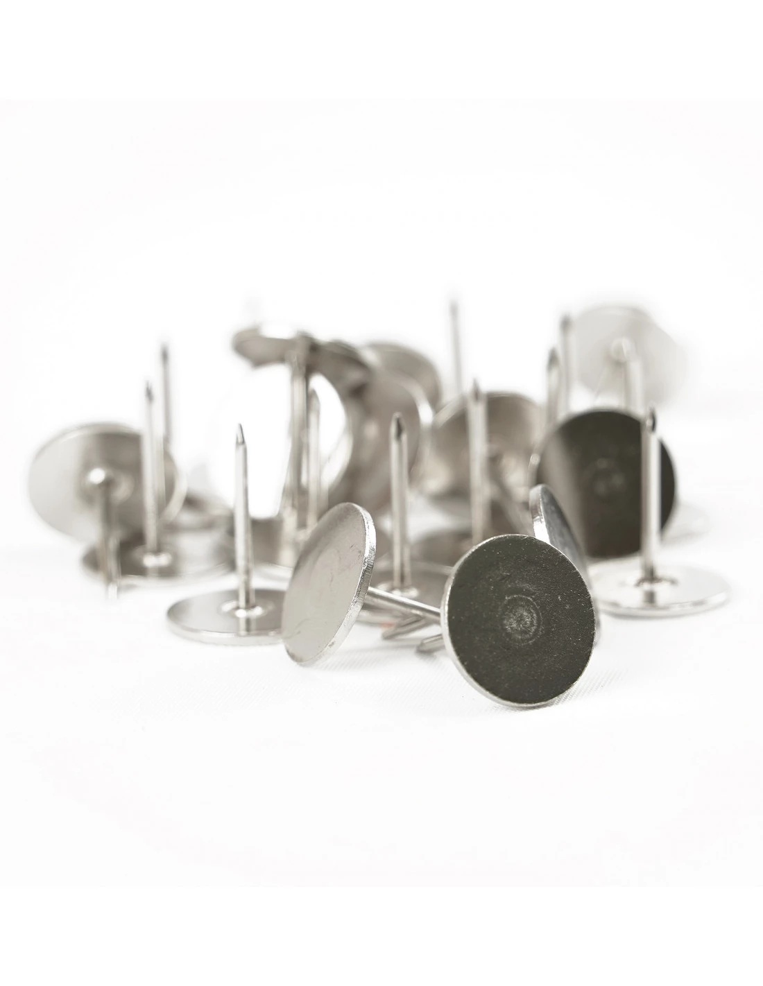 Гвоздь декоративный плоский KP4113 18 мм Хром Купить