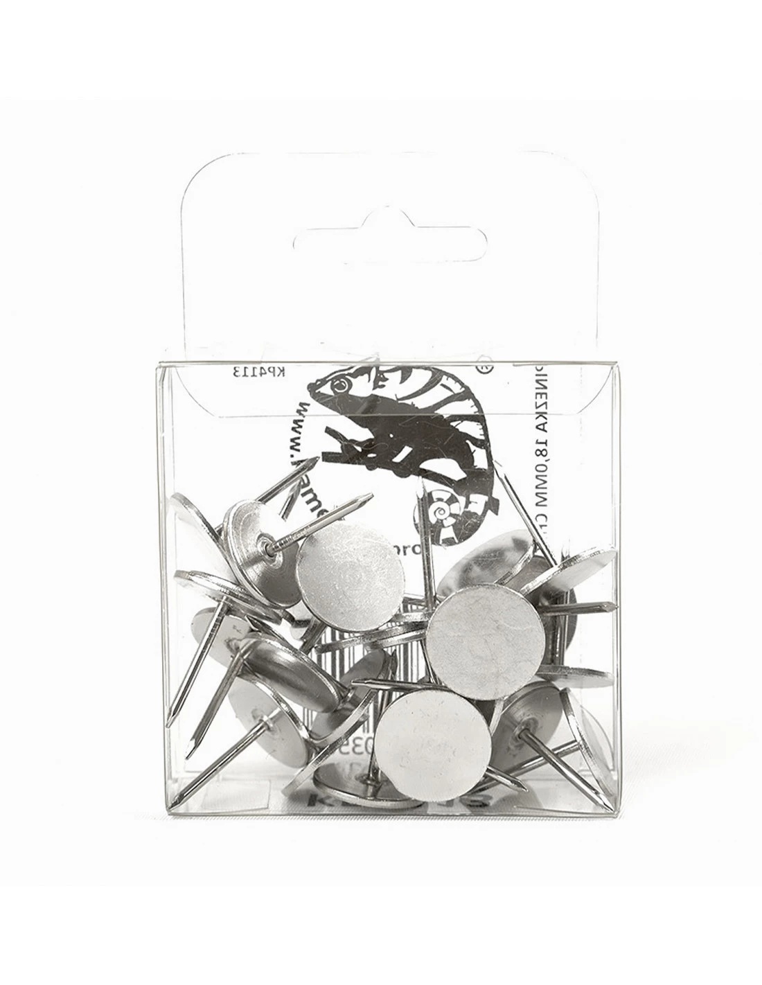 Гвоздь декоративный плоский KP4113 18 мм Хром Цена