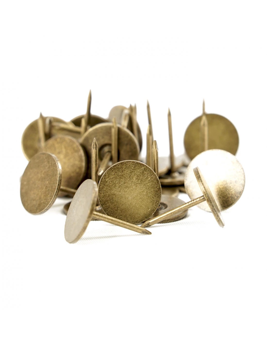 Гвоздь декоративный плоский KP4133 18 мм Латунный Купить