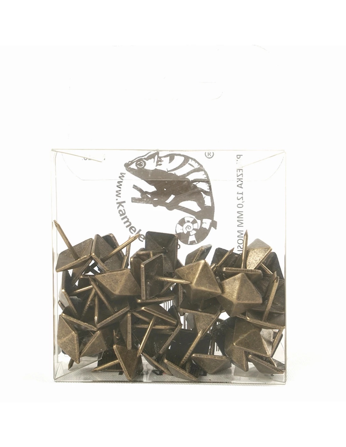 Гвоздь декоративный ромб KP4161 12 мм Латунный Цена