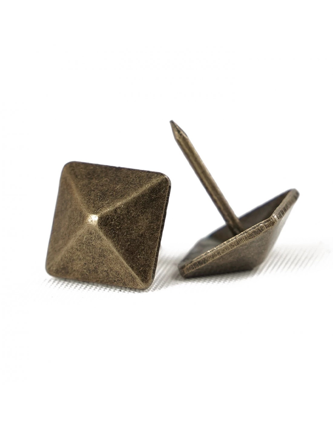 Гвоздь декоративный ромб KP4161 12 мм Латунный