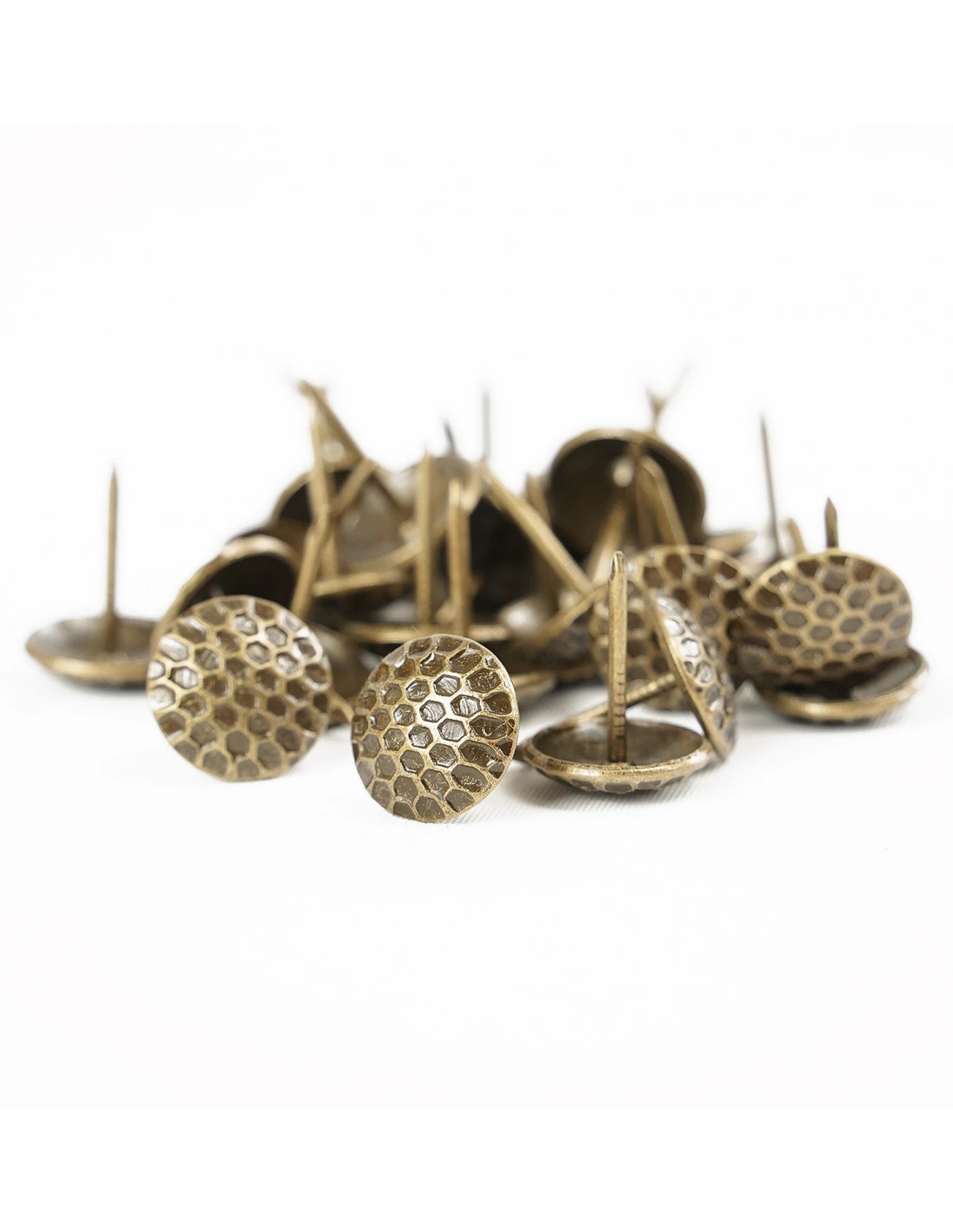 Гвоздь декоративный соты KP4181 16 мм Латунный Купить