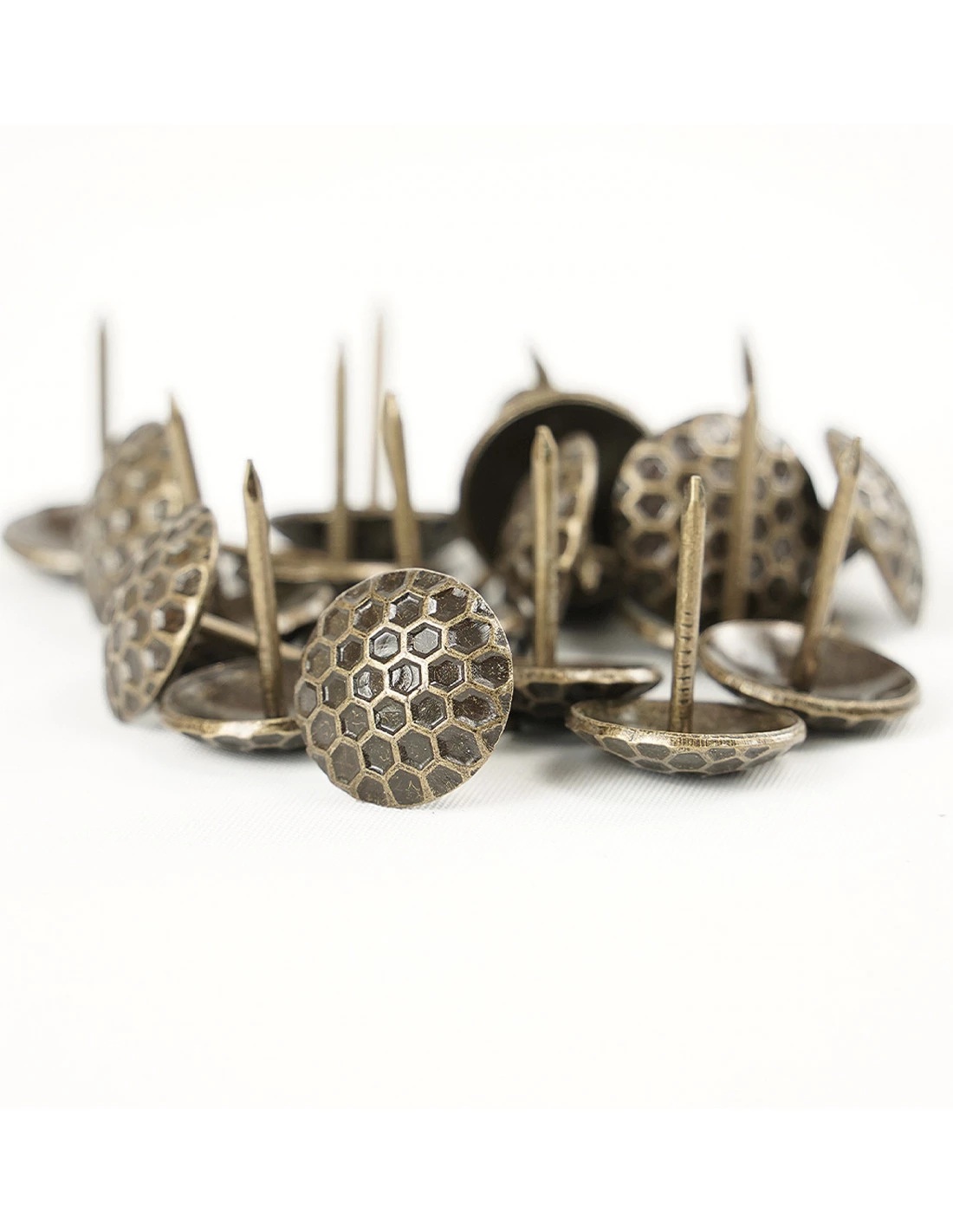 Цвях декоративний соти KP4182 19 мм Латунний Купити