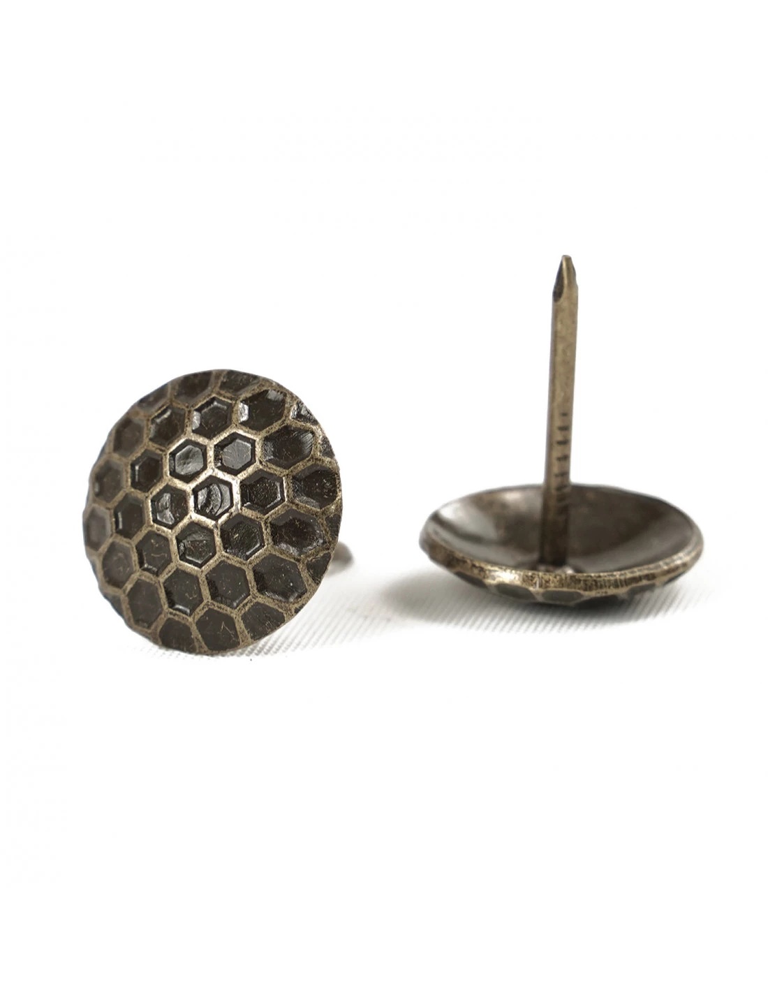 Цвях декоративний соти KP4182 19 мм Латунний