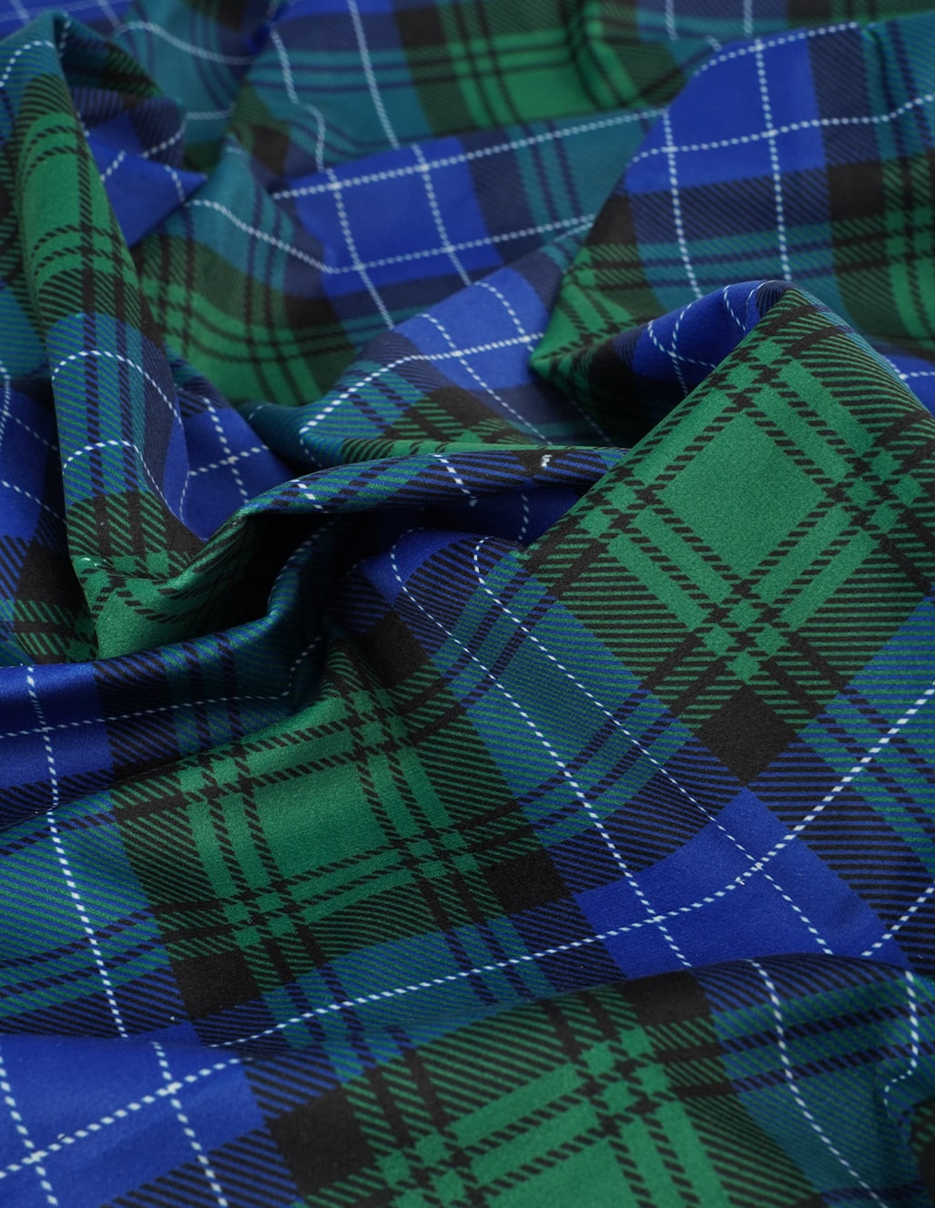 Принтованный велюр SOFT KRATKA 05 в магазинеToptextil Україна