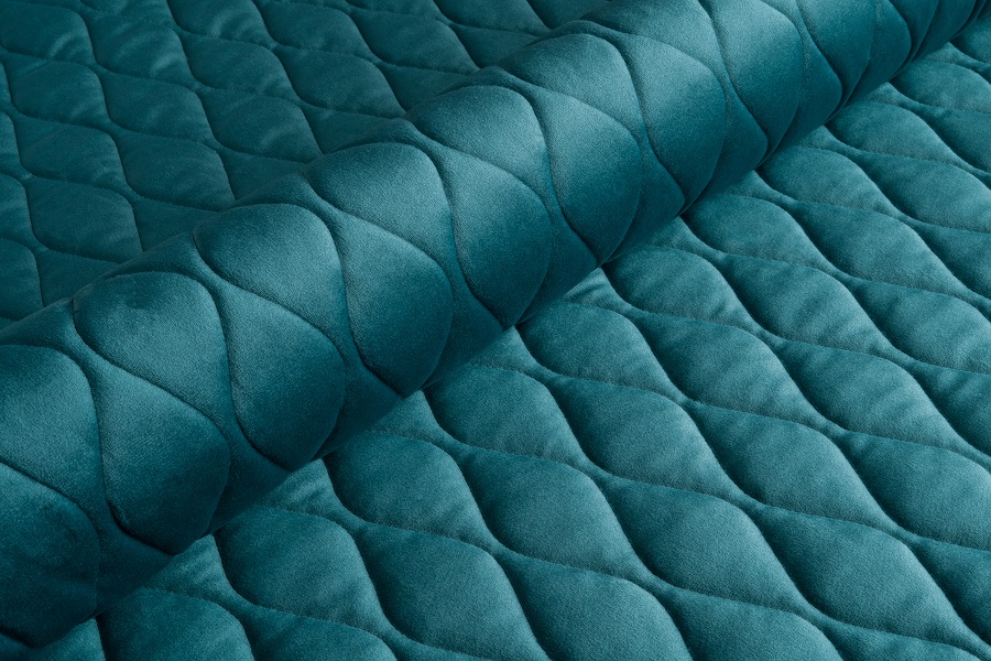 Ткань мебельная Велюр стеганый Magic Velvet 3D 2221/P117/O100 Зеленый