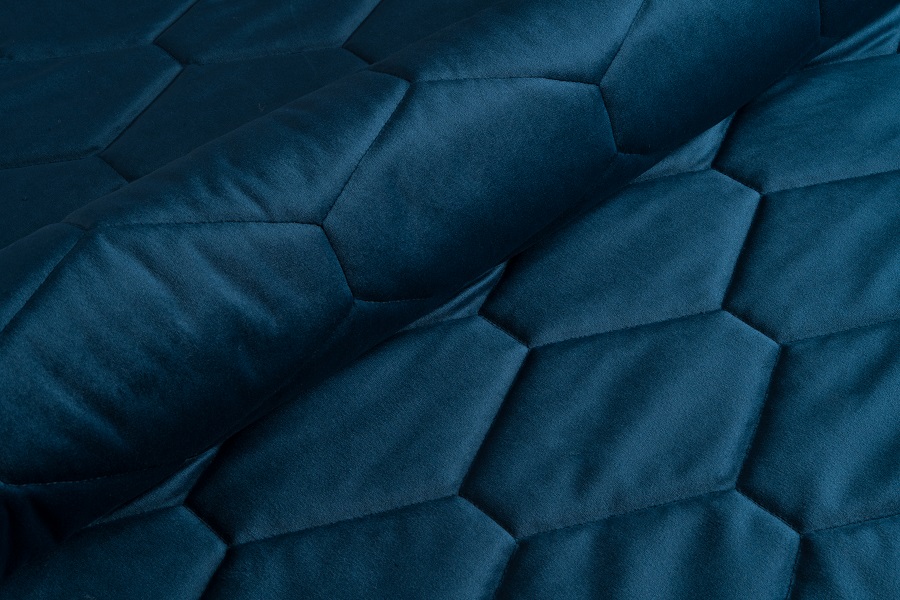 Ткань мебельная Велюр стеганый Magic Velvet 3D 2211/P137/O100 Сапфировый