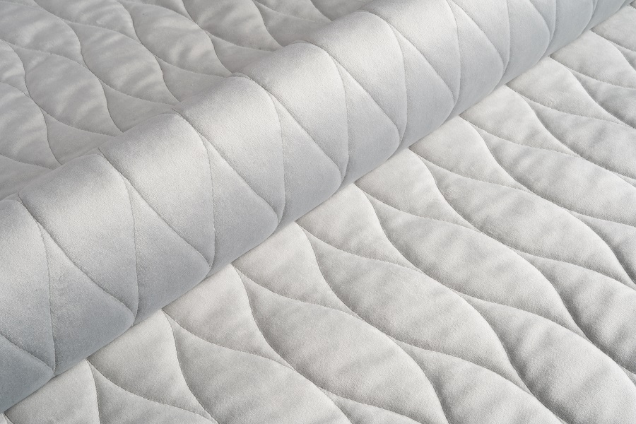 Ткань мебельная Велюр стеганый Magic Velvet 3D 2240/P115/O100 Перламутрово-Серый