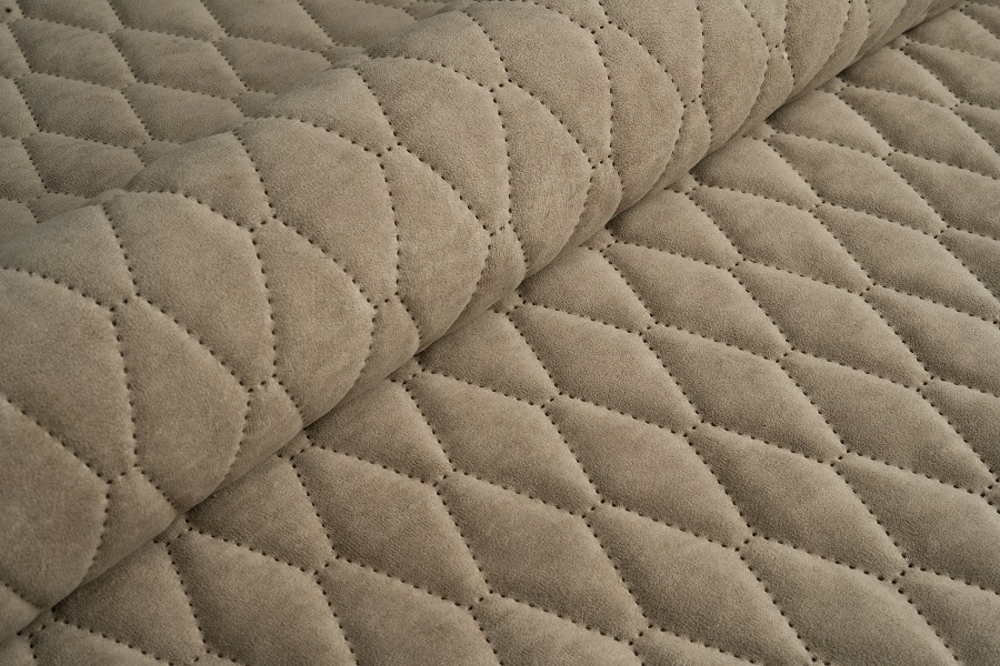 Велюр стьобаний Uttario Velvet 3D 2976/U6/O100 Пастельно-Коричневий