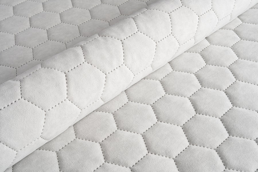 Велюр стьобаний Uttario Velvet 3D 2973/U5/O100 Світло-Сірий