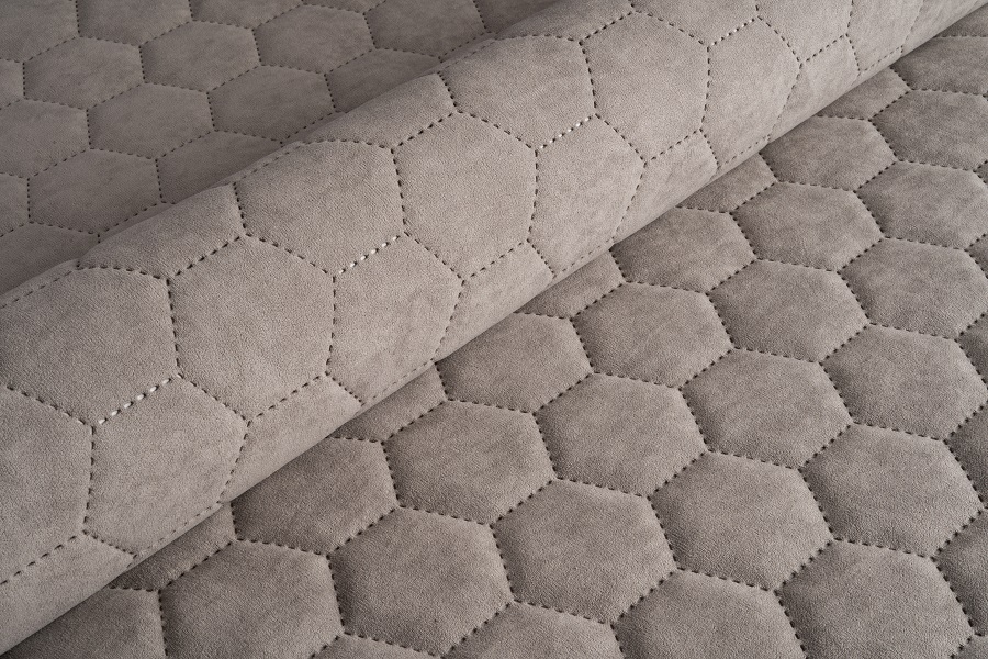 Велюр стеганый Uttario Velvet 3D 2975/U5/O100 Платиново-Серый