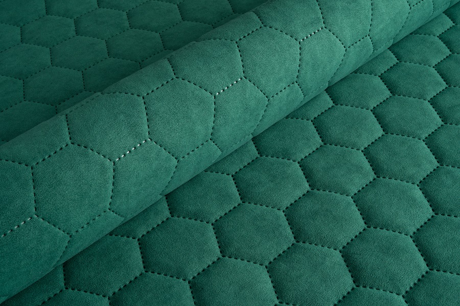Велюр стьобаний Uttario Velvet 3D 2951/U5/O100 Смарагдовий