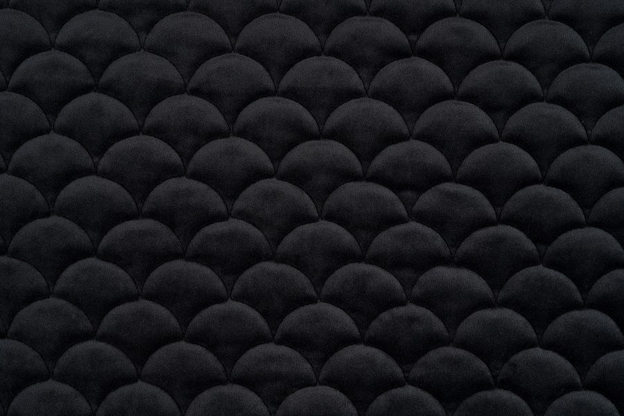 Ткань мебельная Велюр стеганый Magic Velvet 3D 2219/P153/O100 Черный Купить