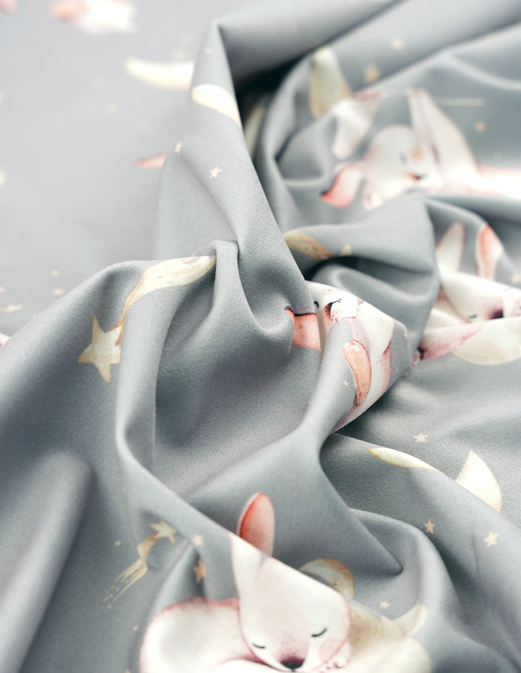 Принтований велюр SOFT KRÓLICZKI 01 в Toptextil Україна