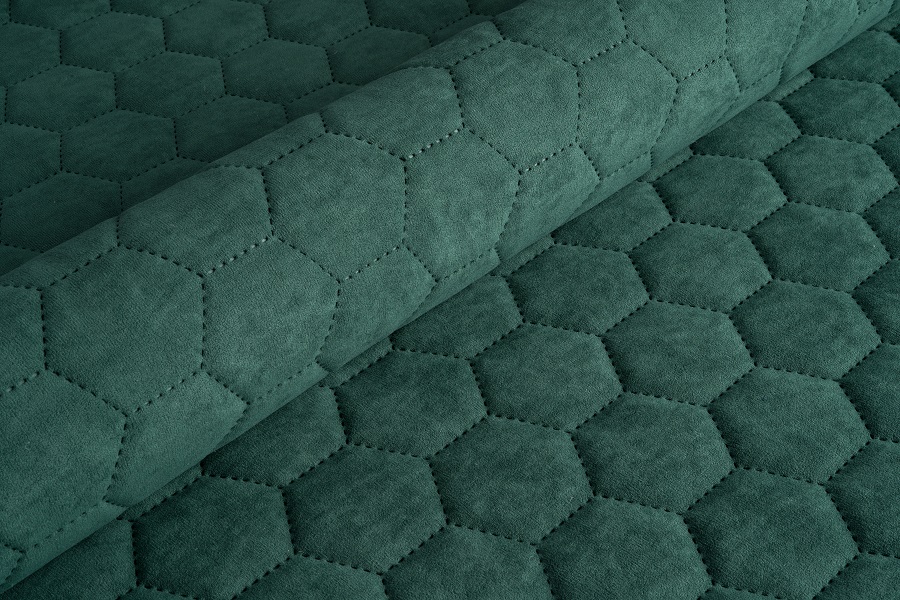 Велюр стьобаний Uttario Velvet 3D 2952/U5/O100 Зелений