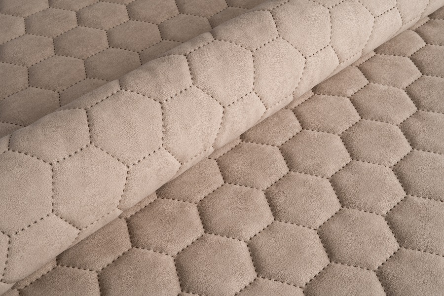 Велюр стьобаний Uttario Velvet 3D 2976/U5/O100 Пастельно-Коричневий