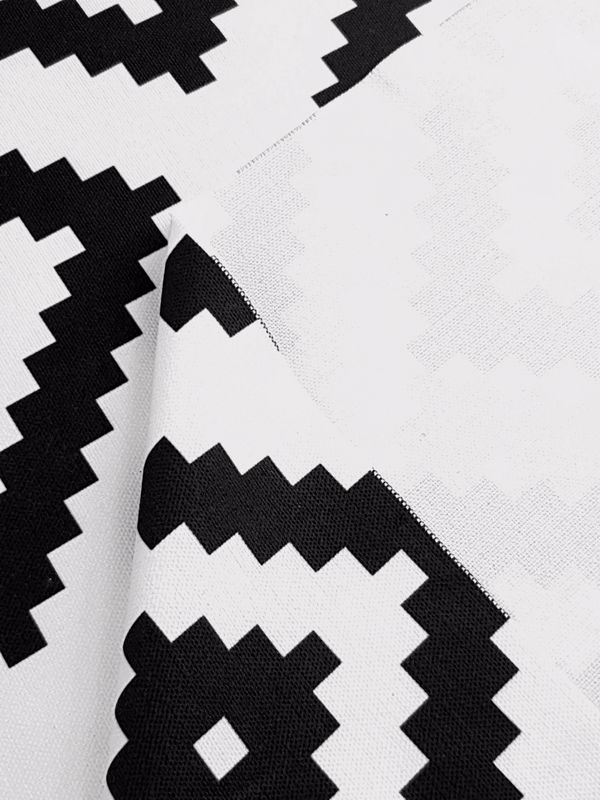 Принтована рогожка CANVA ETNO PIXEL DUŻY 01 в магазині Toptextil Україна