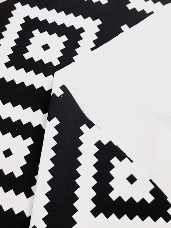 Принтований велюр SOFT ETNO PIXEL MAŁY 01 Ціна