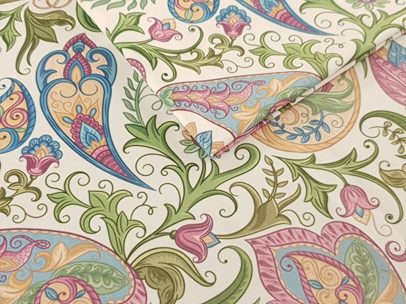 Принтований велюр SOFT PAISLEY 01 Купити