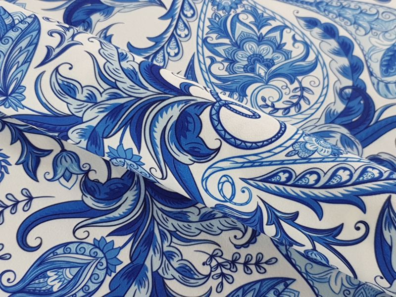 Принтований велюр SOFT PAISLEY 02
