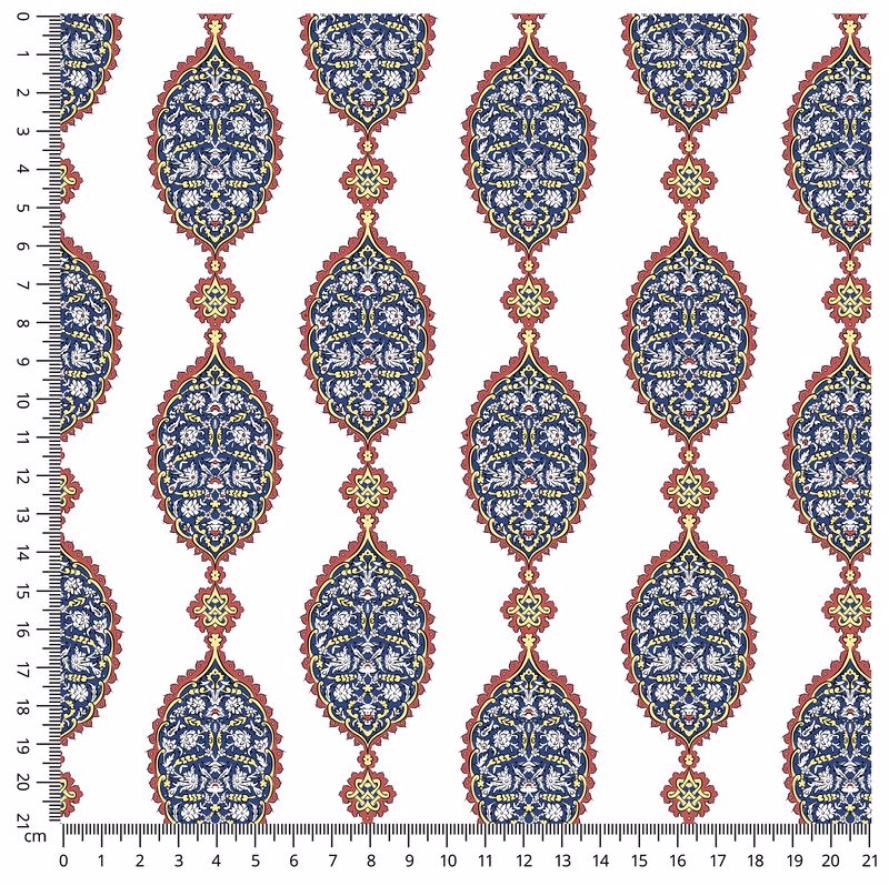 Принтованный велюр WONDER ŁAŃCUSZKI ORIENT 01 Цена