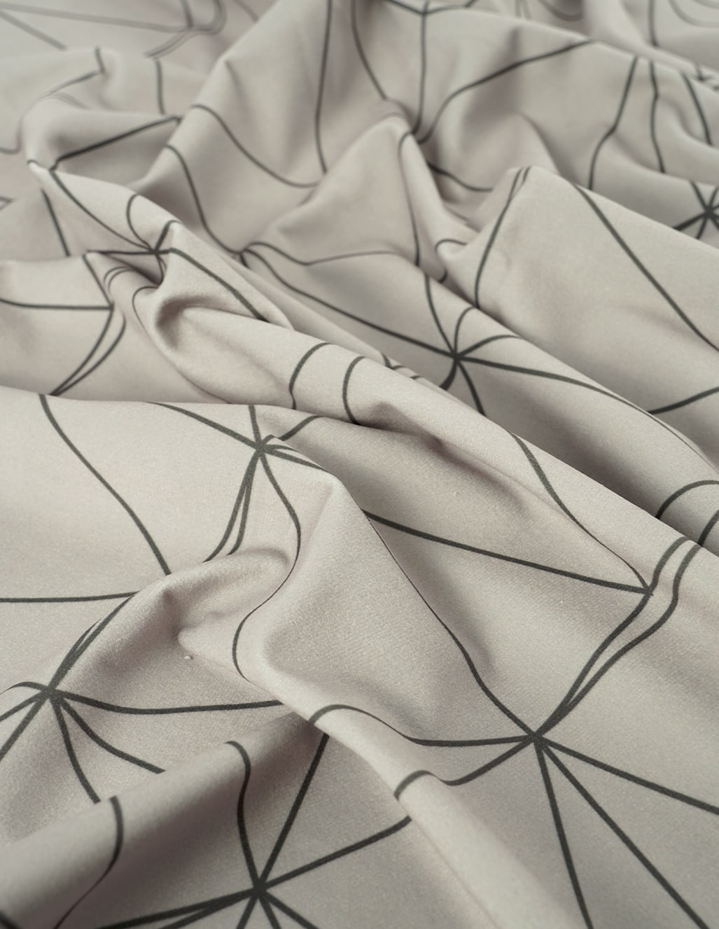 Принтованный велюр SOFT LINIE GEOMETRYCZNE 01 Купить